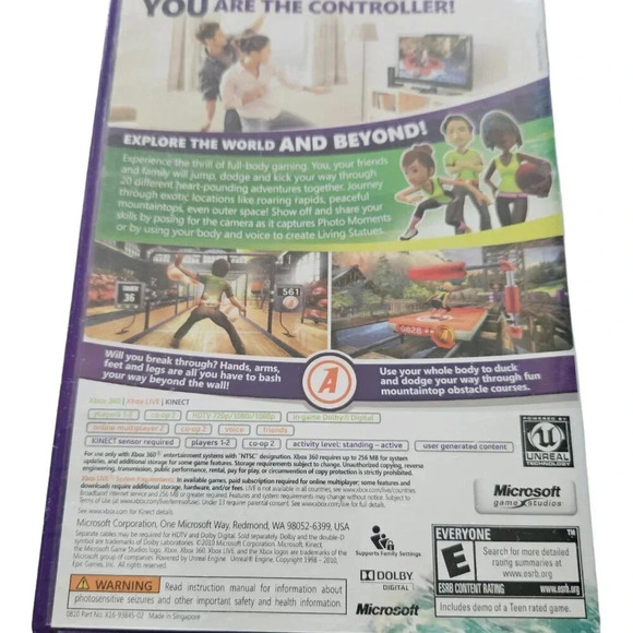 Kinect Adventures KINECT  Game XBOX360 -USED - Picture 5 of 5